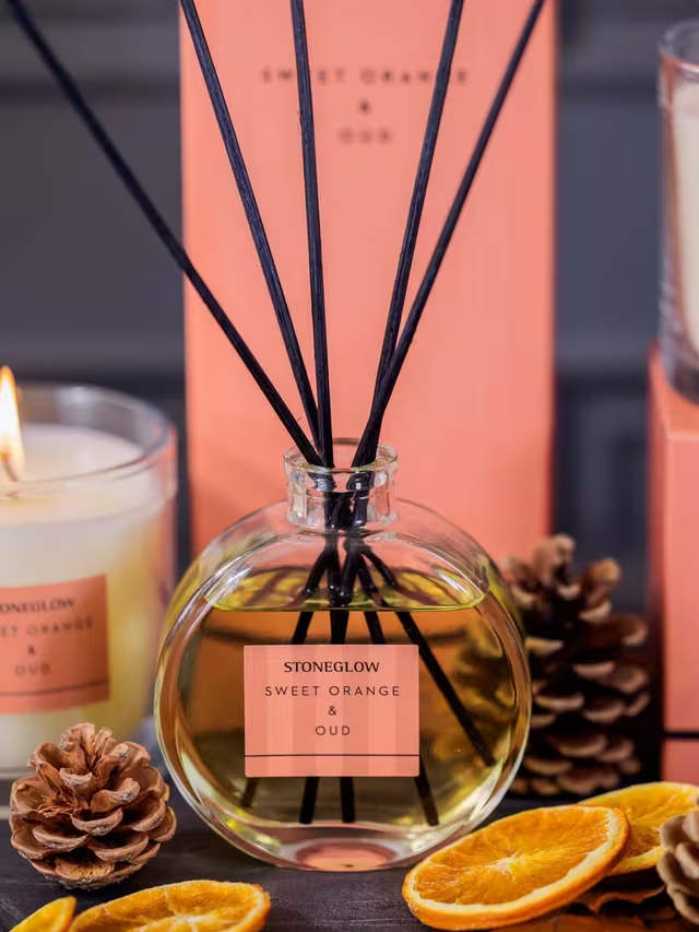 Sweet Orange & Oud Reed Diffuser, 120 ml