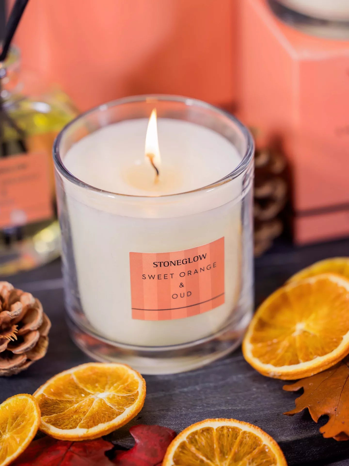 Sweet Orange & Oud Candle, 200 g