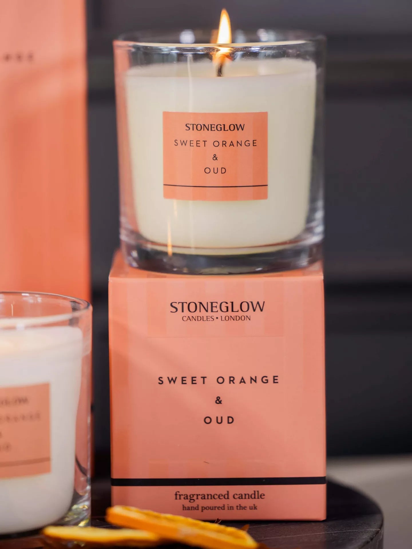 Sweet Orange & Oud Candle, 200 g