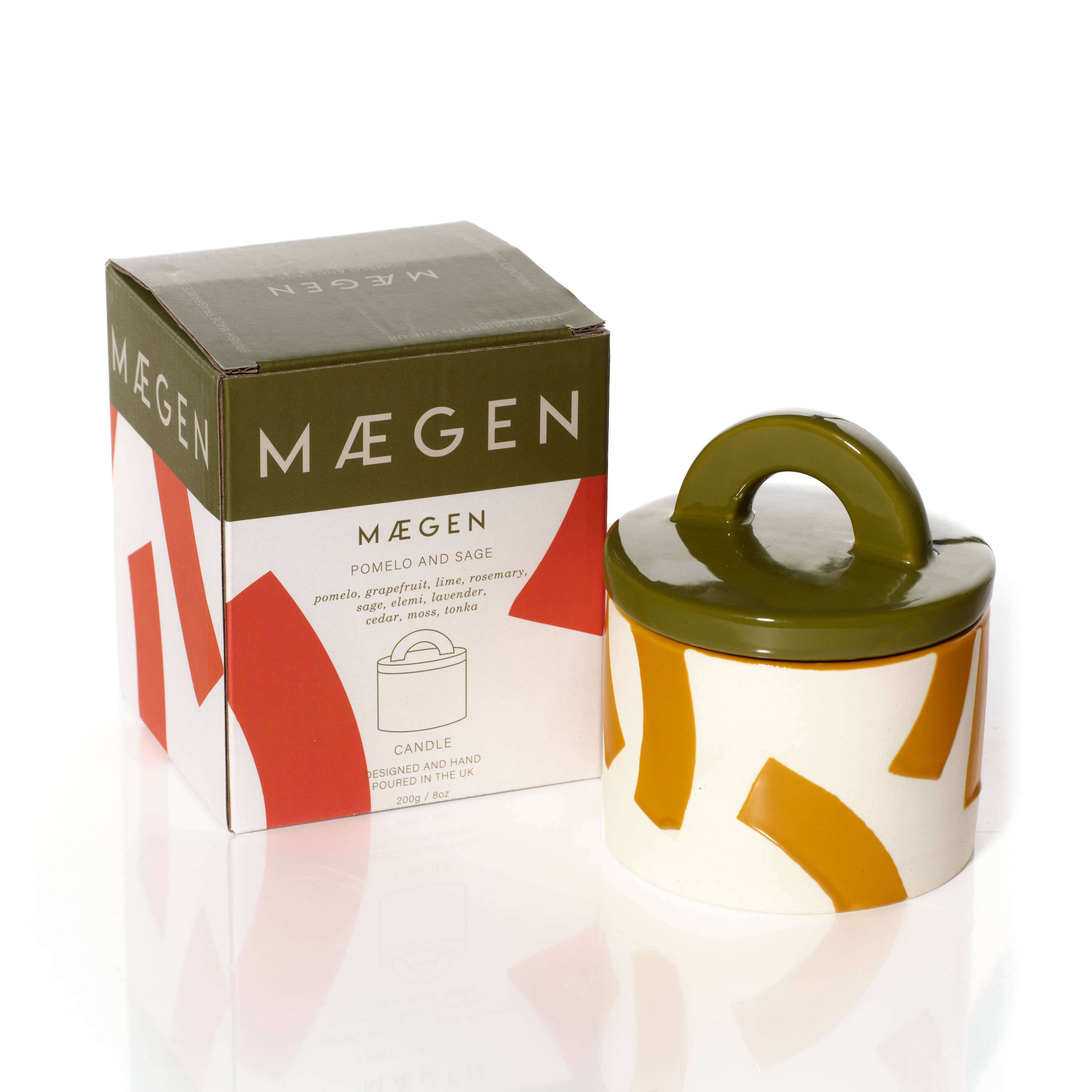 Pablo Pots Candle - Pomelo & Sage, 200 g