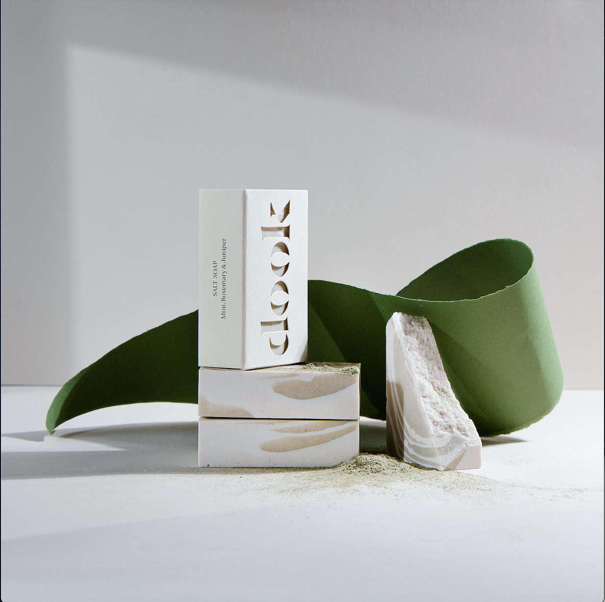 Scottish Salt Soap - Mint, Rosemary & Juniper, 135 g