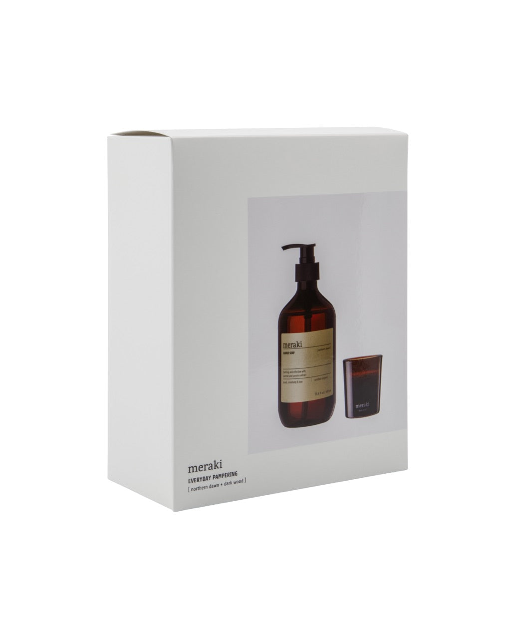 Geschenkbox, Northern Dawn Handseife + Dark Wood Duftkerze, 490 ml | 60 g