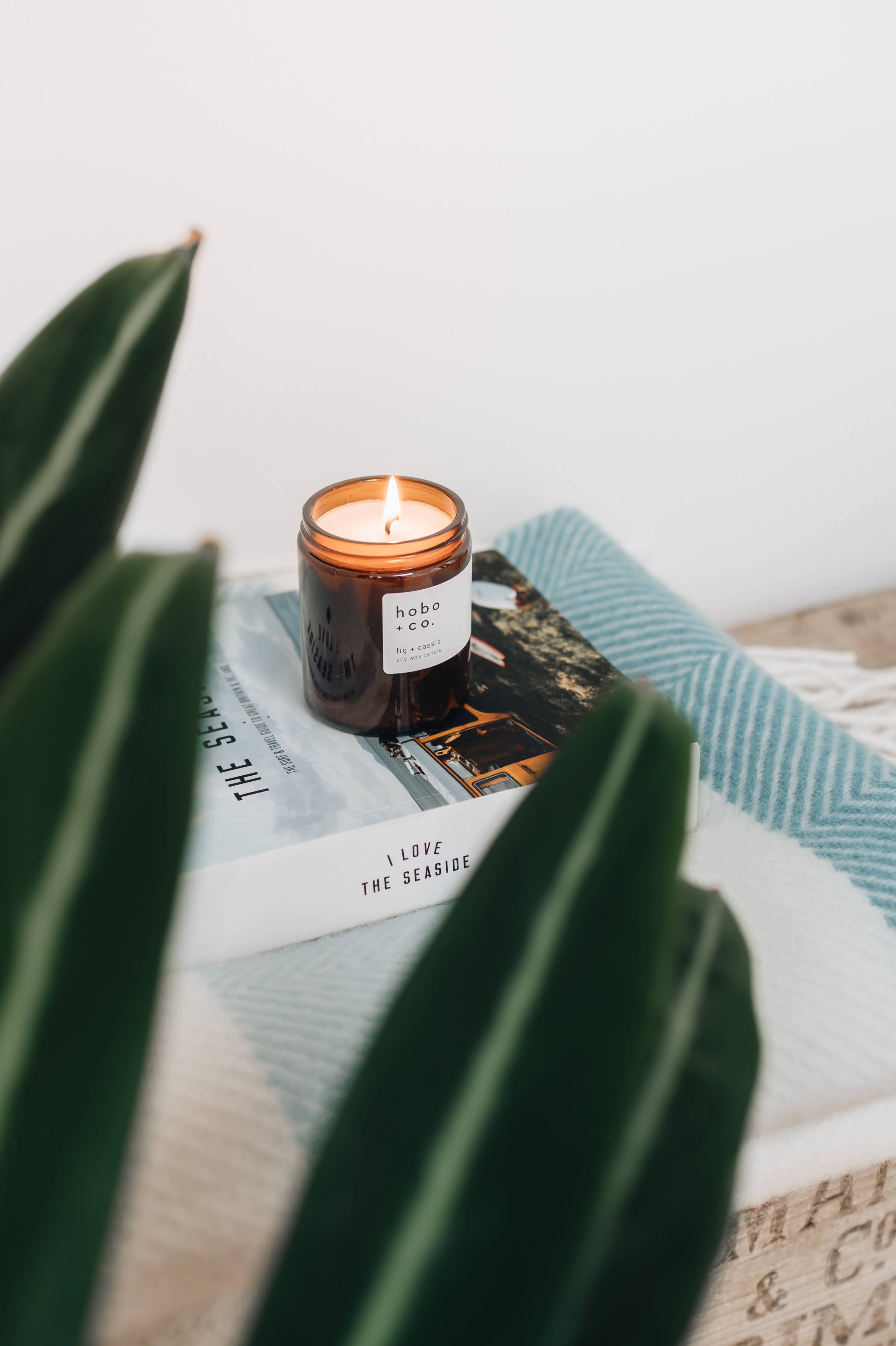 Fig + Cassis Soy Candle M, 180 ml